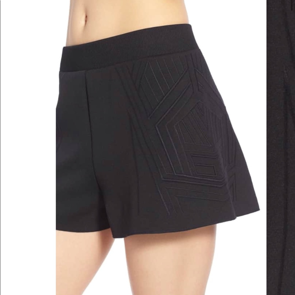 Ivy Park Embroidered Neoprene Shorts
